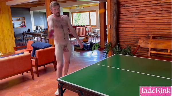 Convinced my step cousin to play strip pong – Ends with sex