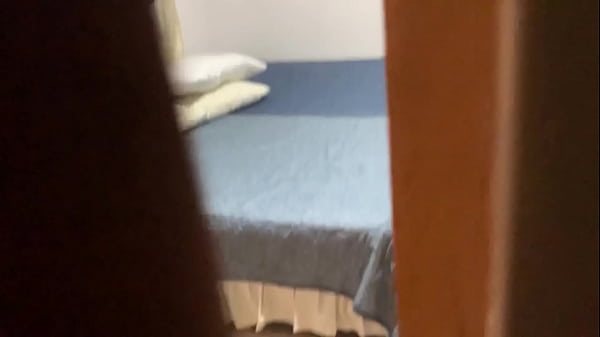 I hide in my stepsister’s closet and discover her masturbating. I propose to exchange her dildo for a real cock